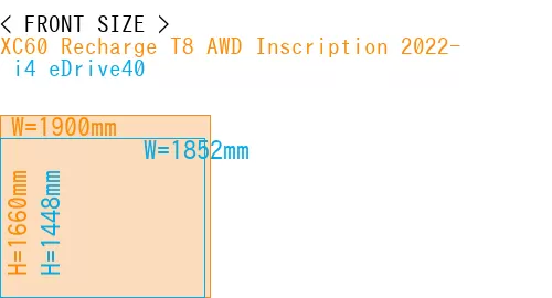 #XC60 Recharge T8 AWD Inscription 2022- +  i4 eDrive40